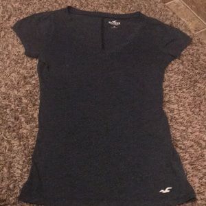 Navy V-neck T-shirt